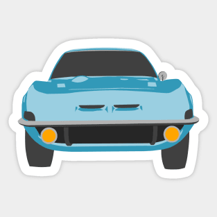 Opel GT Blue Sticker